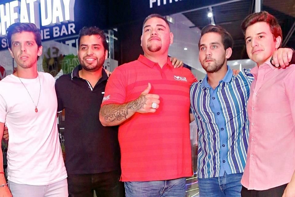 Bernardo Martínez, Christopher de la Garza, Marcelo Bremer y Diego Alanis