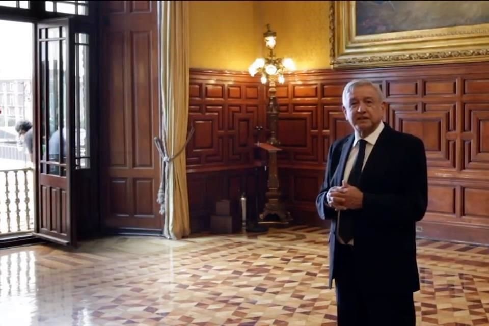 A través de un video, el Mandatario convocó a los mexicanos a participar en los festejos del domingo.