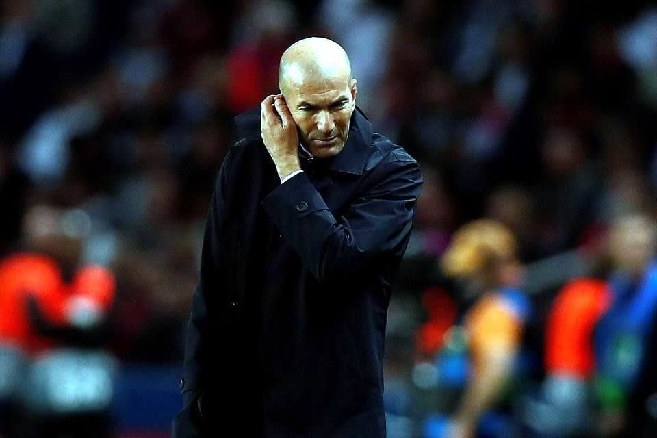 Zidane lamentó la falta de actitud.