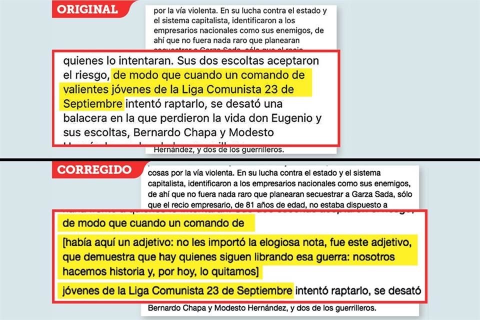 Ayer, ante la crítica corrigió el texto en Facebook, pero mantuvo su postura en su Twitter personal.