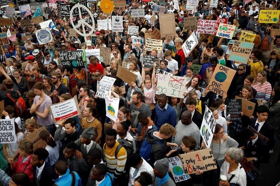 Protesta en Sudáfrica.