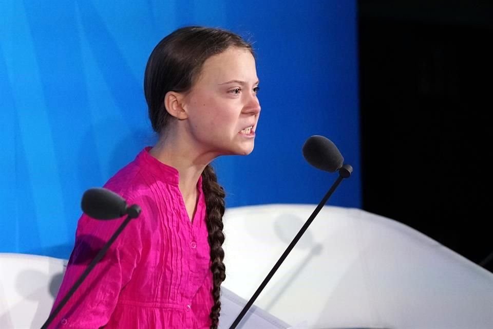 Greta Thunberg habló en el encuentro celebrado en la ONU.