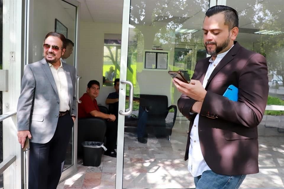 Gilberto Marcos (izq.), de Vertebra, y Juan Manuel Ramos, de Redes Quinto Poder.