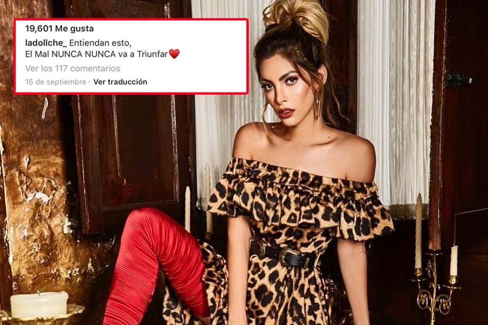 Esto fue lo que la modelo compartió.