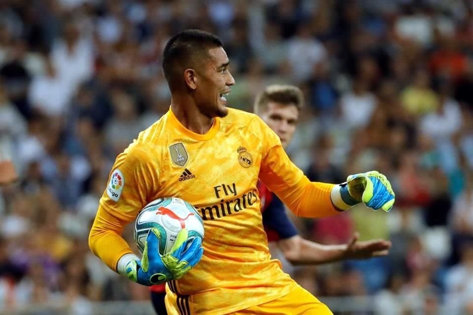 El francés Alphonse Areola cumplió en la portería del Real Madrid.