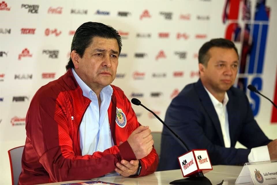 Luis Fernando Tena dice que su contrato es sólo por lo que resta del Apertura 2019.
