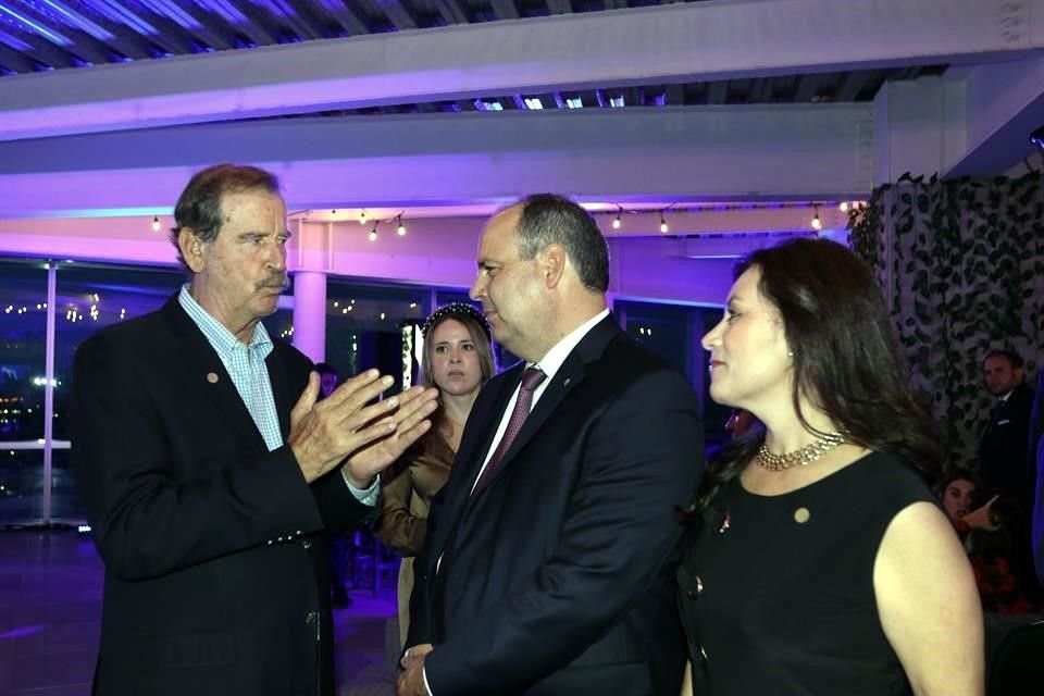 El ex Presidente Vicente Fox también estuvo presente en la conmemoración.