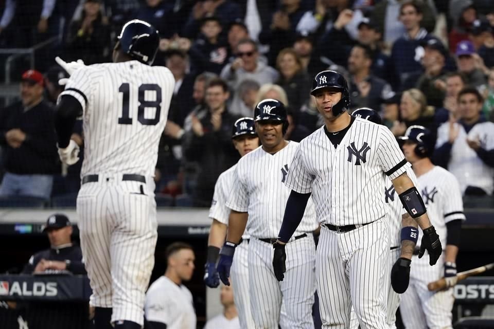 Didi Gregorius se despachó con un grand slam.
