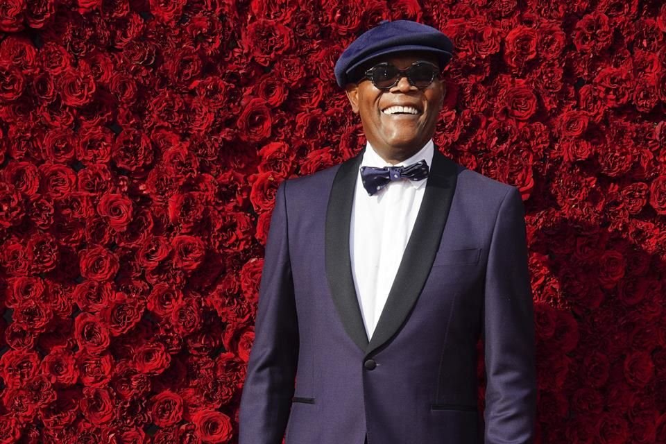 Samuel L. Jackson desfiló por la alfombra roja del evento.