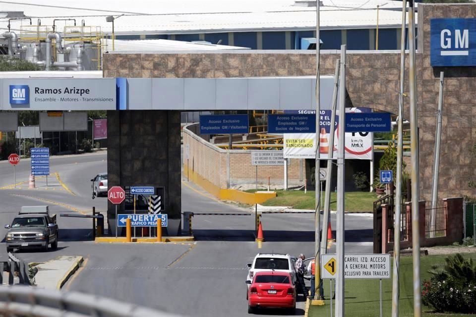 Planta armadora de General Motors en Ramos Arizpe, Coahuila.