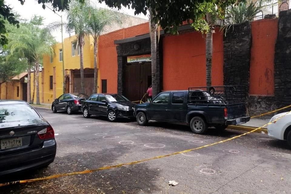 El incidente se dio en 'La Palapa', ubicada en la esquina de la Calzada Independencia y la Calle Volcán Antuco, en la Colonia Panorámica de Huentitán.