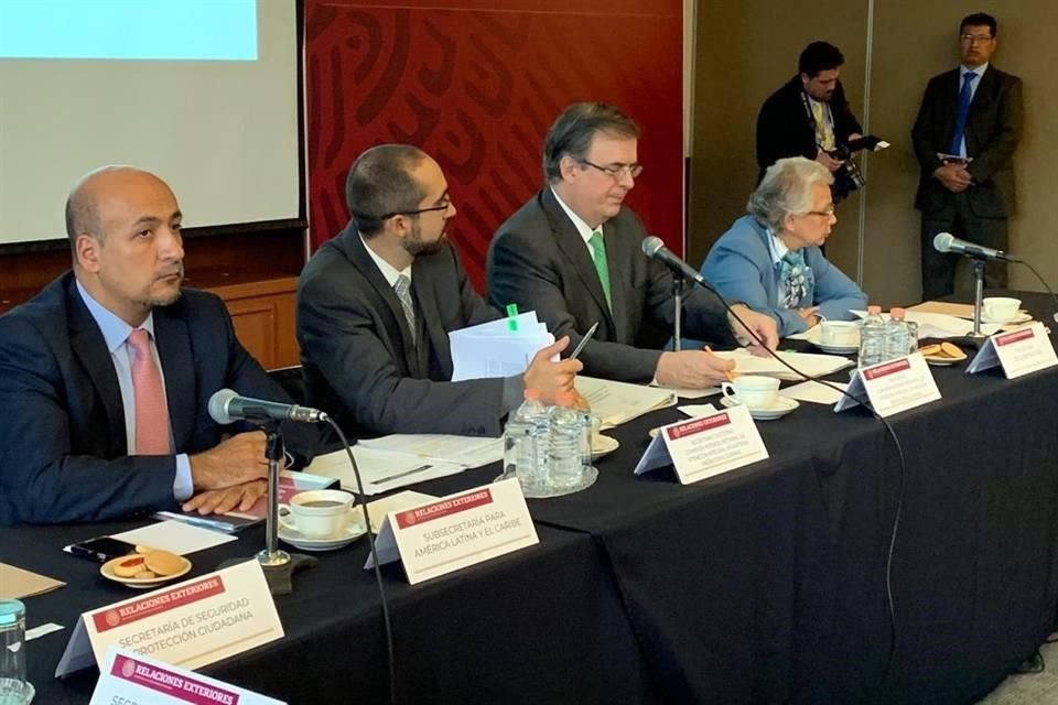 El encuentro se realiza en la SRE.
