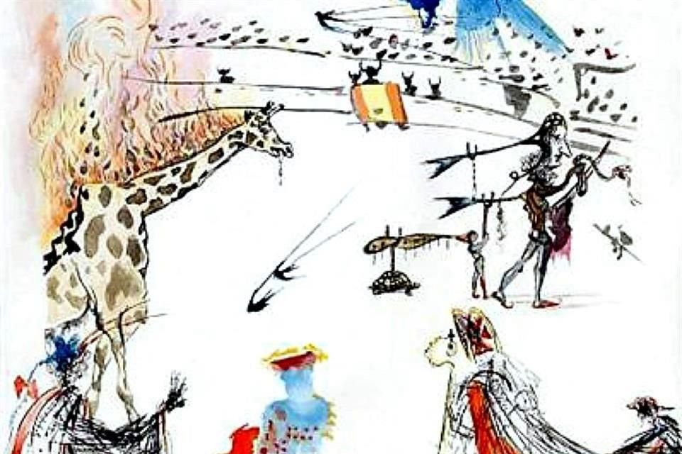 'Jirafa en Llamas' de Salvador Dalí.
