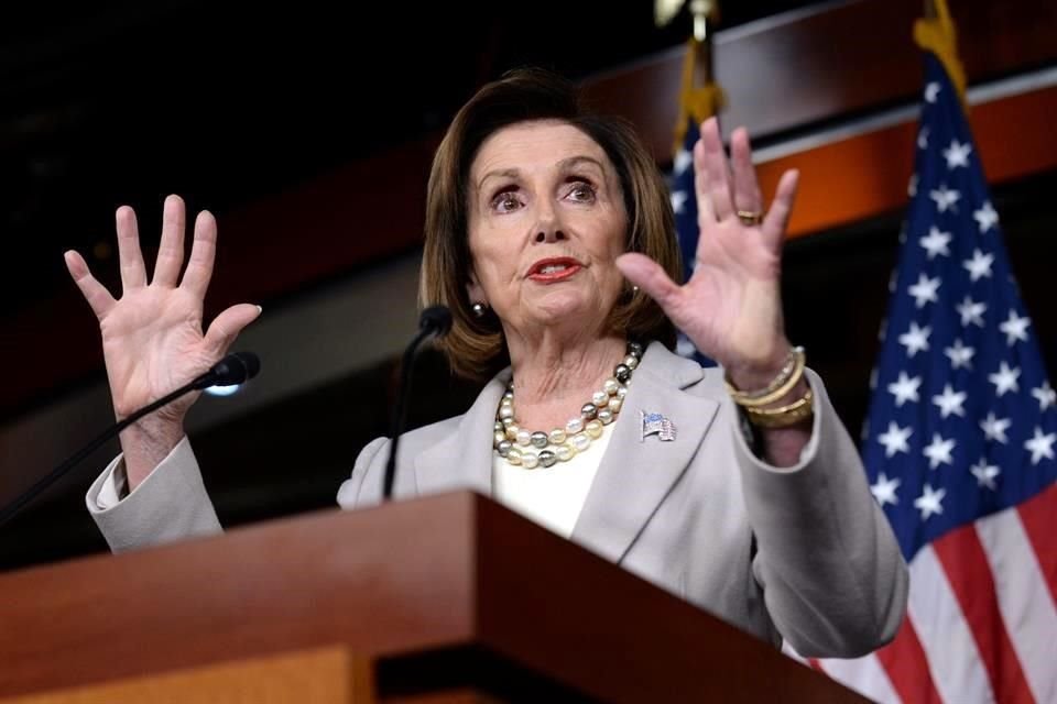 'El tema es si hay una forma de aplicarlo (T-MEC). Nos sentimos muy bien sobre la posibilidad de que así sea'. dijo Pelosi en conferencia de prensa.