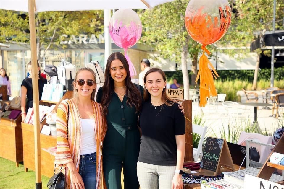 Barbara de la Garza, Ale Valdés y Ana Isabel Morales