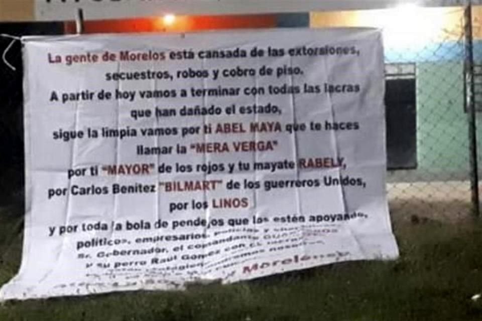 Autoridades militares informaron de los mensajes amenazantes.