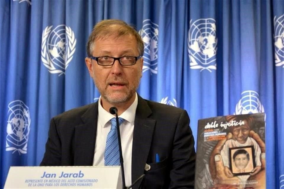 El checo Jan Jarab fungió como representante de la ONU-DH en México por más de tres años.