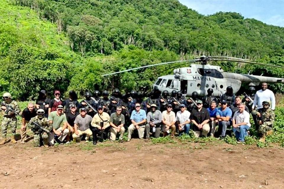 Acompañados de militares, los agentes de las DEA visitaron zonas en donde se han detectado laboratorios de droga sintética.