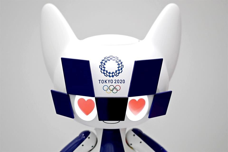 El robot Miraitowa es una de las mascotas oficiales.