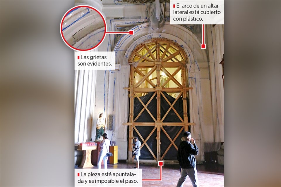 Estos son los daños que están pendientes.