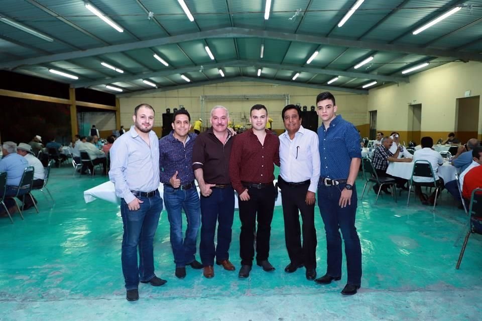 Luis Carlos Morales, Gerardo Castro, José Luis Morales Garza, Luis Arturo Morales Zambrano, Arturo Castro y Luis Javier Morales