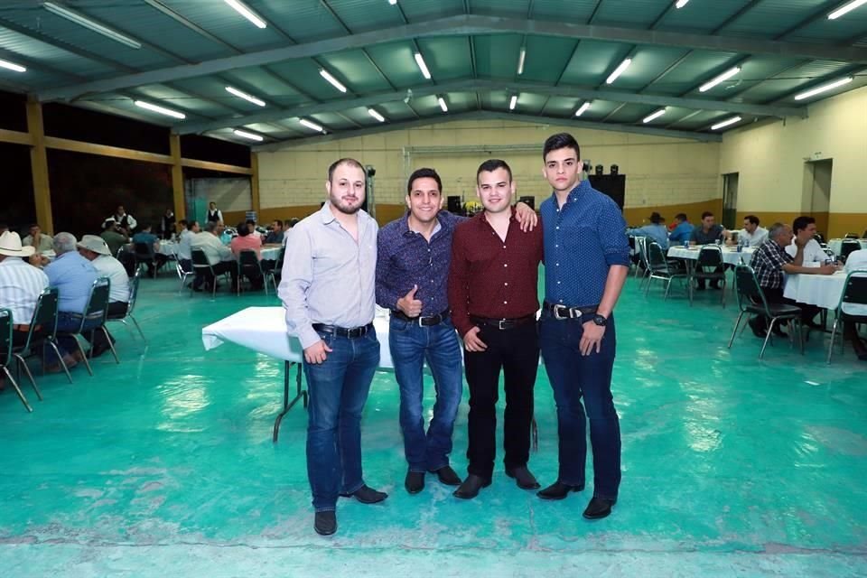 Luis Carlos Morales, Gerardo Castro, Luis Arturo Morales Zambrano y Luis Javier Morales