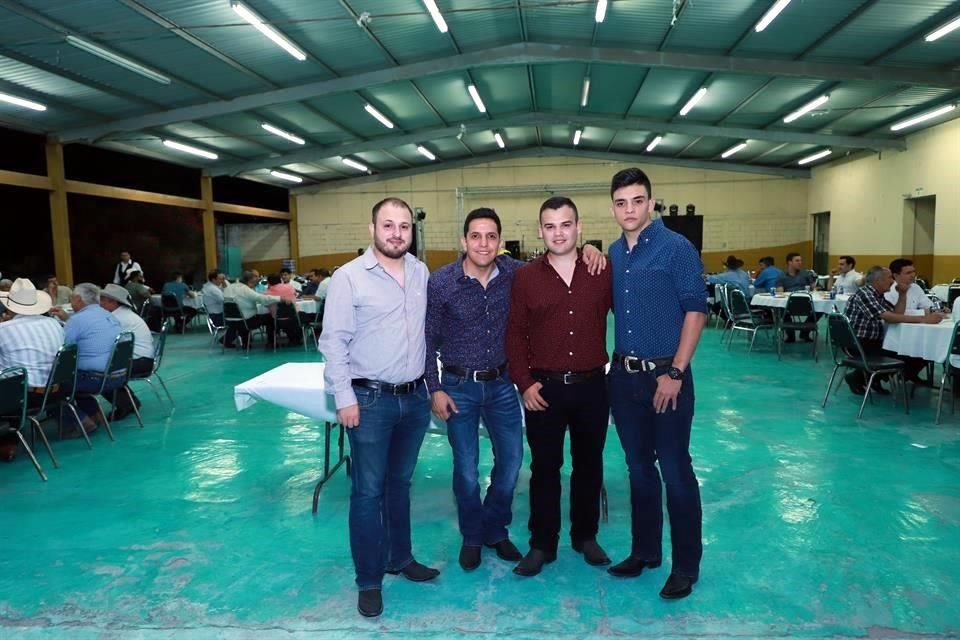 Luis Carlos Morales, Gerardo Castro, Luis Arturo Morales Zambrano y Luis Javier Morales