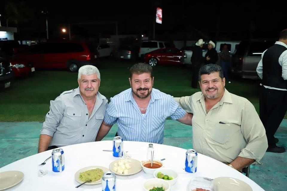 Sergio Elizondo, Humberto Elizondo y Edgardo Elizondo