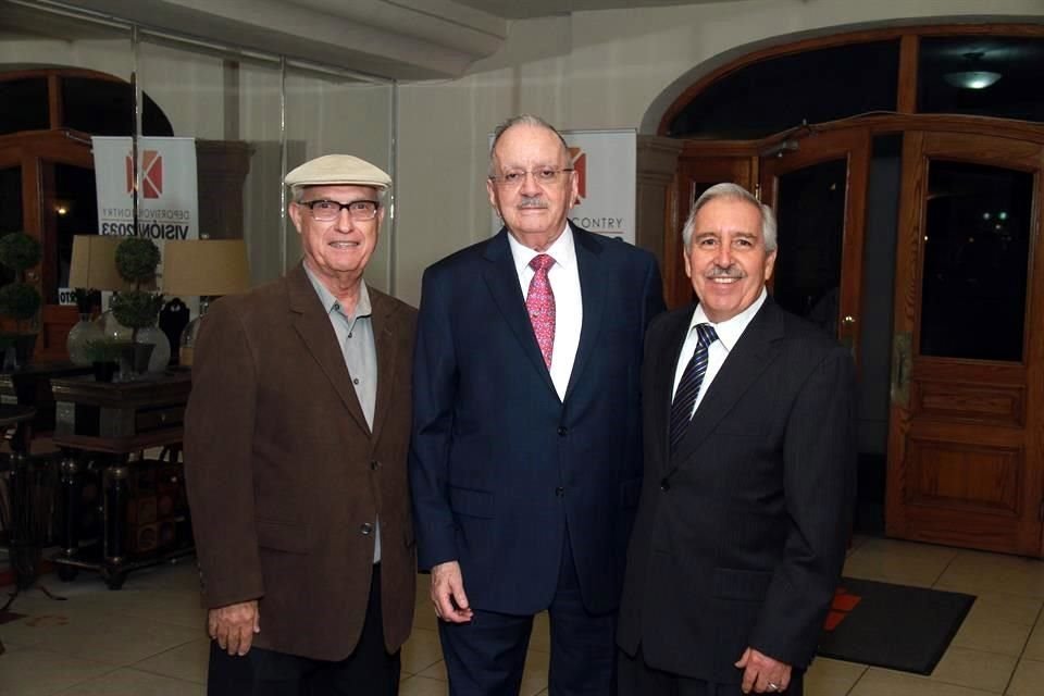 Humberto Pérez Rodríguez, Alejandro Brunell Meneses y Simón Fernández Menchaca