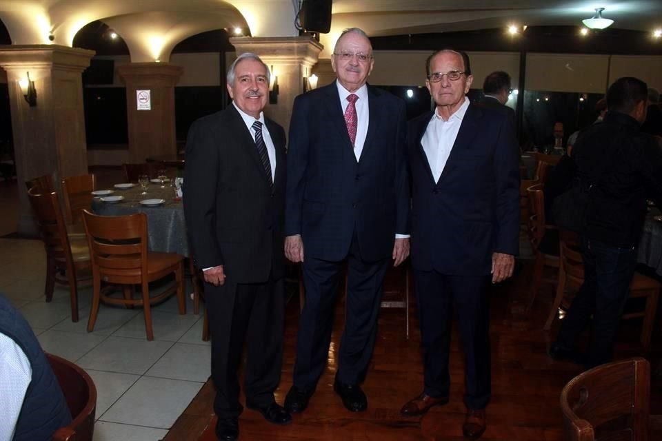 Simón Fernández Menchaca, Alejandro Brunell Meneses y Florencio Flores Aguirre