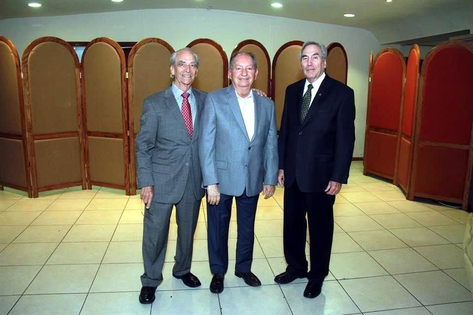 Jaime González, Gustavo Nelson Cerrillo Rodríguez y Eugenio Flores Guajardo