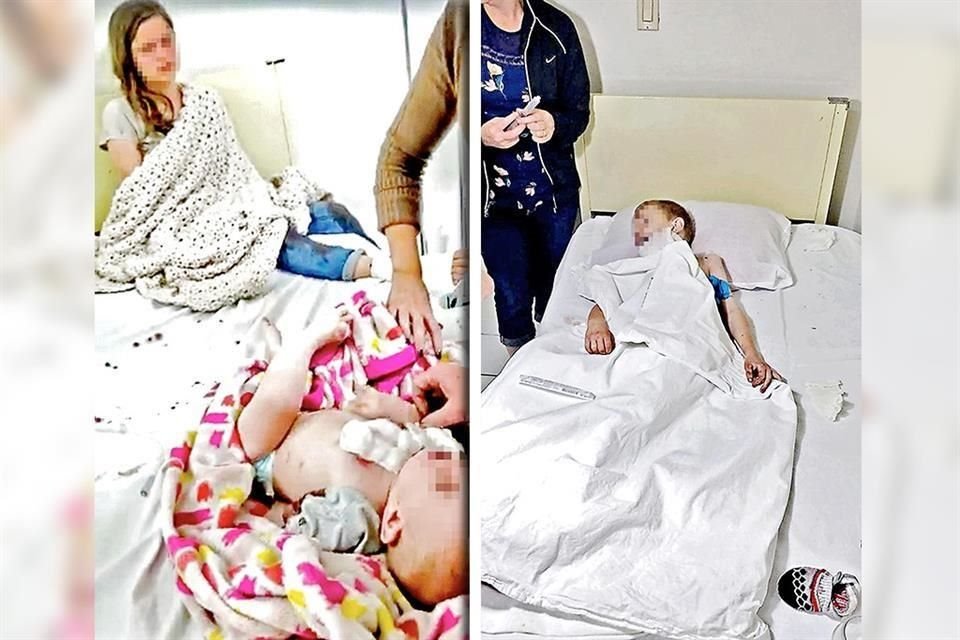 Los niños sobrevivientes a la masacre que resultaron heridos fueron trasladados a Phoenix.