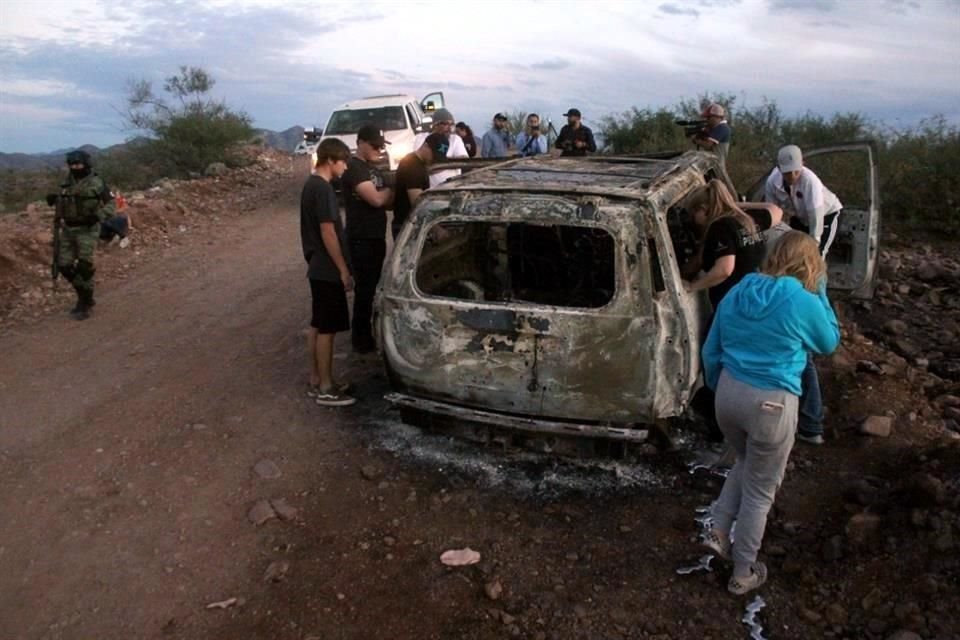 La masacre de la familia LeBarón ocurrió el pasado lunes en los límites de Sonora con Chihuahua.