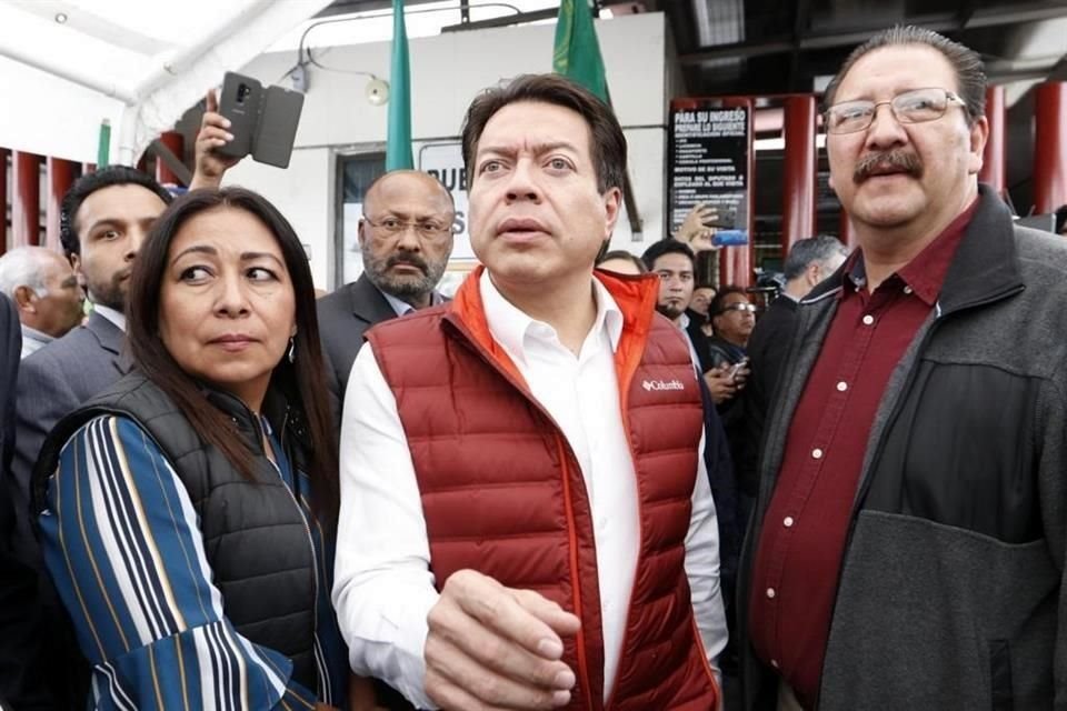 Mario Delgado anunció que llegaron a un acuerdo con los manifestantes.