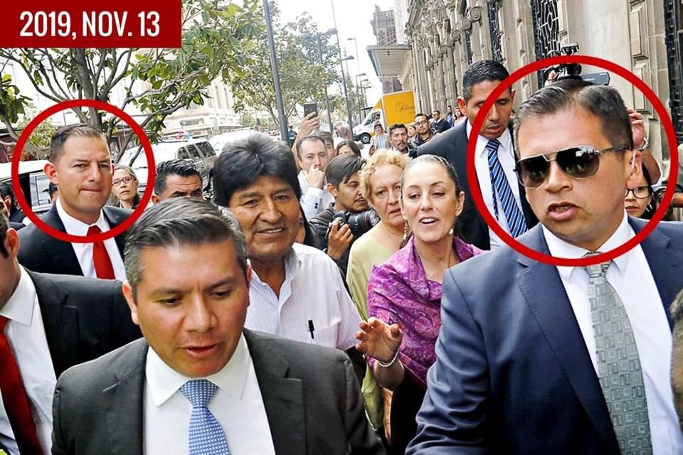 Dos elementos de lo que era el Estado Mayor Presidencial con Peña Nieto están asignados a resguardar ahora a Evo Morales.