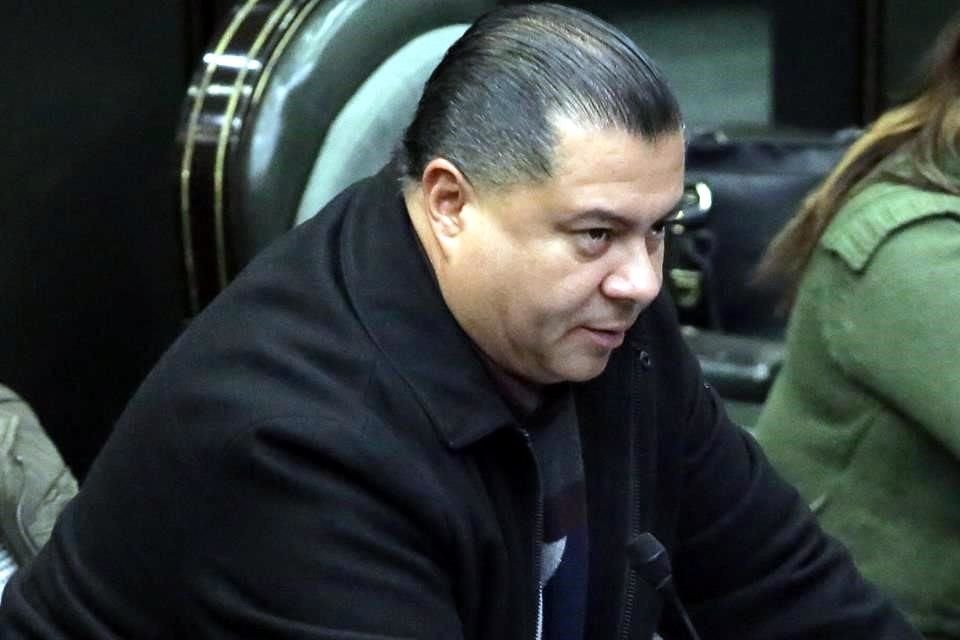 Ramiro González, coordinador de la bancada de Morena en el Congreso local.