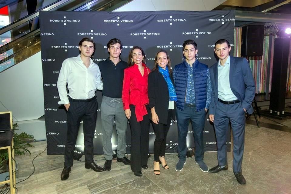 Patricio Gracia, Andrés Yarte, Marcela Villaseñor de Yarte, Adriana Villaseñor de Gracia, Chuy Gracia y Marcelo Grarcia