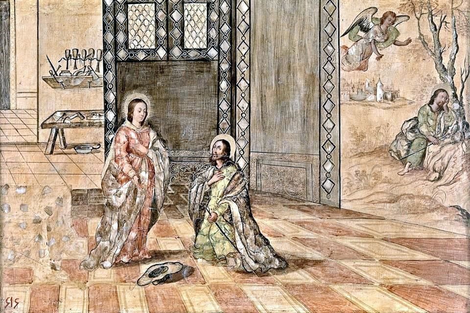 Las obras fueron realizadas para Carlos II por los pintores Miguel y Juan González.