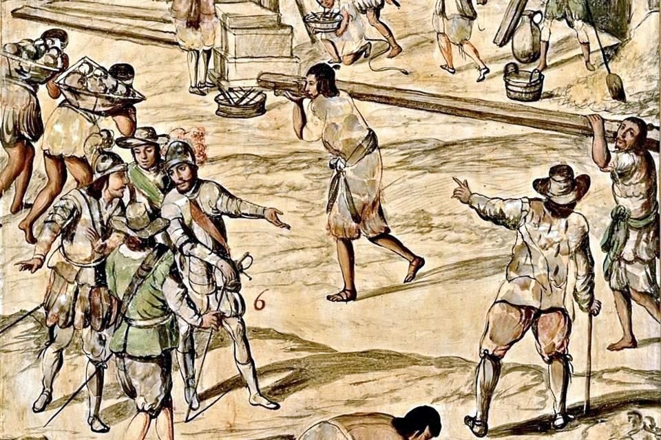 Las obras fueron realizadas para Carlos II por los pintores Miguel y Juan González.