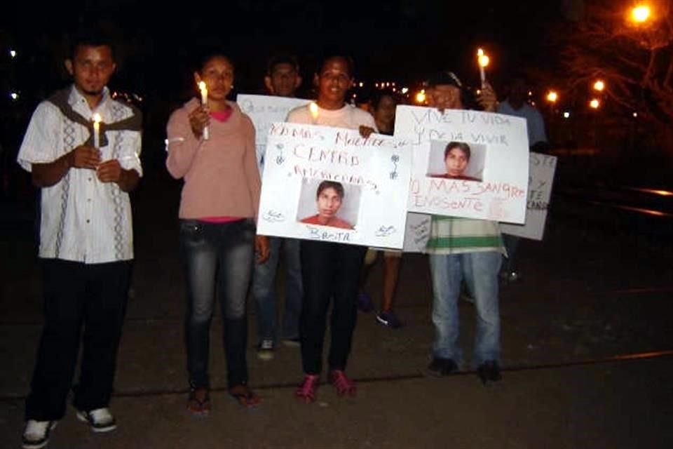 Migrantes y activistas marcharon en agosto del 2011 para exigir justicia por el homicidio de Julio Fernando, asesinado a golpes tras haber sido acusado de ladrón.