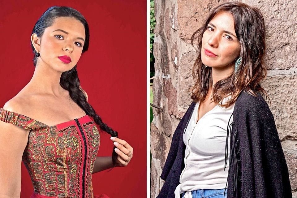 Ángela Aguilar (izq.) y Lila Avilés triunfan en la música y el cine respectivamente.