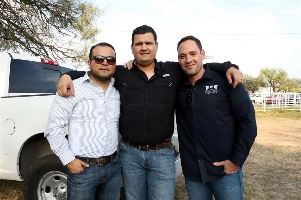 Rubén Morales, Ricardo Cantú y Javier Valdez