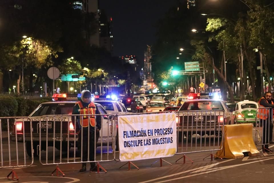 Varias vialidades de la CDMX fueron cerradas en la madrugada con el fin de no afectar las actividades de los ciudadanos.