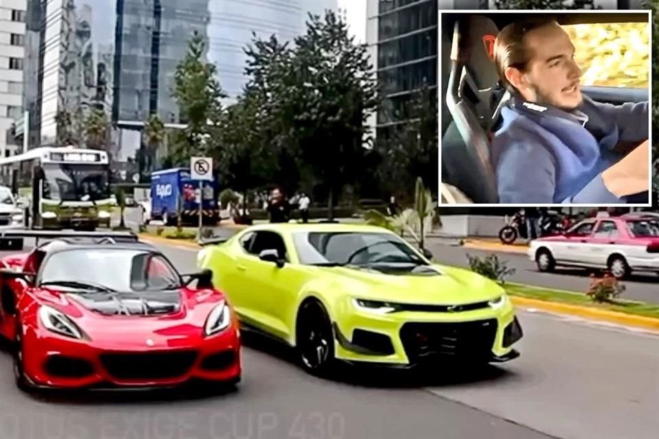 Arrancones en avenidas principales sin consecuencia con la policía son parte de lo que presume Alfredo Harp, nieto del empresario Alfredo Harp Helú.