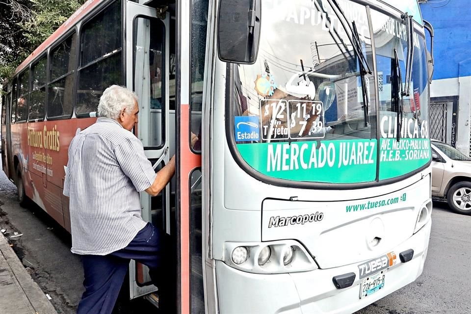  El 15 de diciembre, en sesión del CETyV se analizará subir de 12 a 15 pesos el cobro en efectivo en las rutas urbanas.