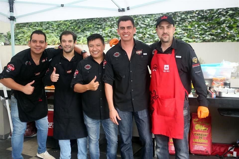 Alberto Norman, Adrián Flores, Carlos Sujo, Daniel Mendiola y Emmanuel Ramos