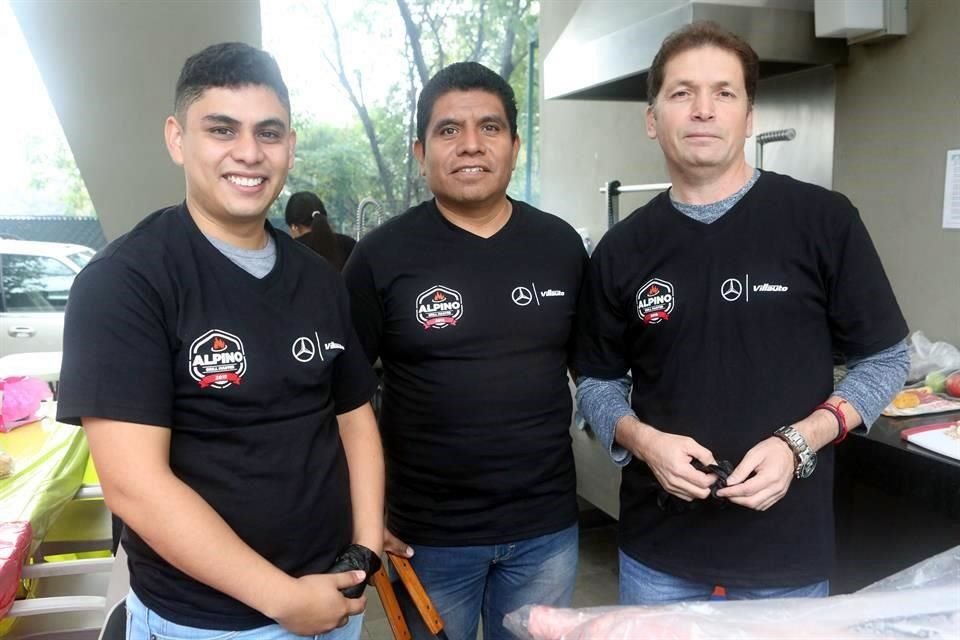 Alejandro García, Hugo Abreu y Francisco García