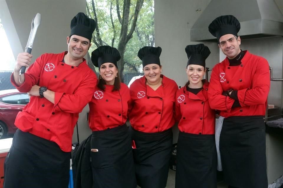 Eduardo Loyo, Adriana Dávila, Karla Garza, Daniela Martínez y Daniel Dávila