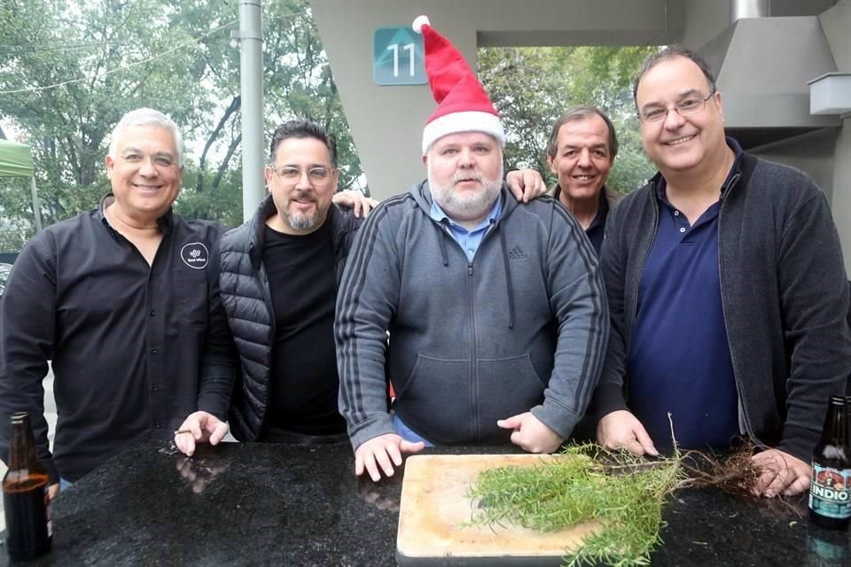 Jorge Álvarez Tostado, Erik Schaefer, Enrique Guzmán, Agustín Garza y Juan Carlos Meléndez