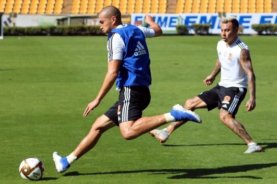 El chileno podría ver acción en el partido de este domingo.